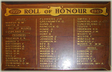 WW2 plaque